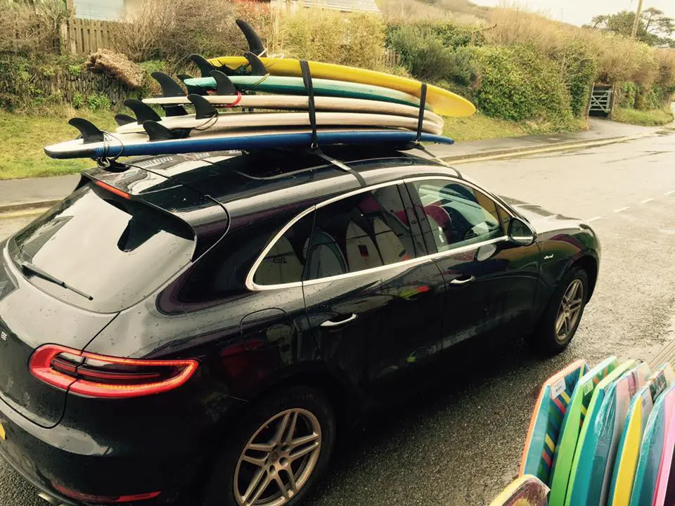 Free roof racks for surf hire