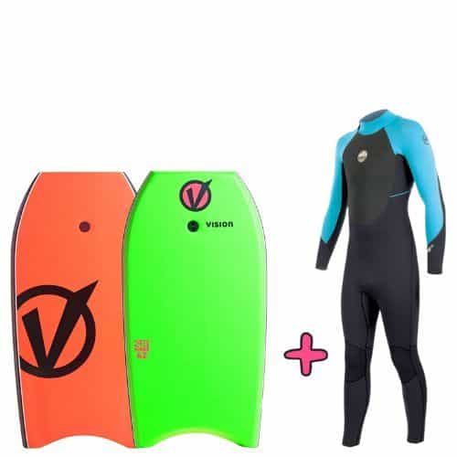Bodyboard & Wetsuit Combo Hire (Under 12s)