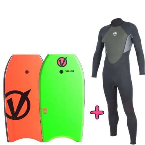 Bodyboard & Wetsuit Combo Hire