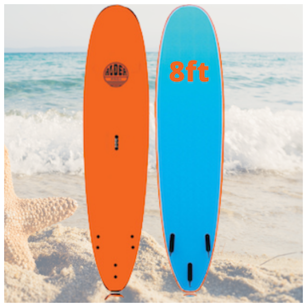 Hire 8ft Beginner Foamie Surfboard