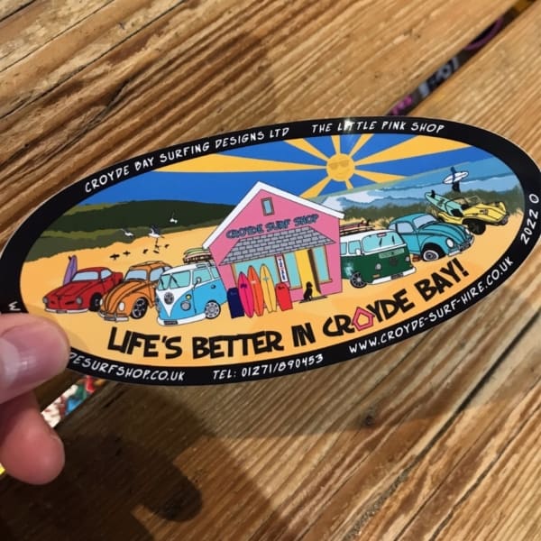 Life's Better In Croyde Bay - Sticker