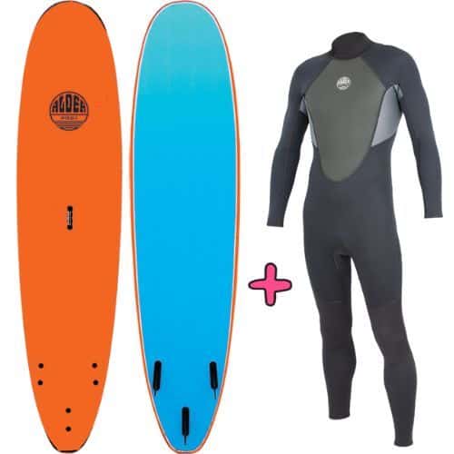 Beginner Surfboard & Wetsuit Hire