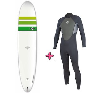 Longboard Surfboard & Wetsuit Hire